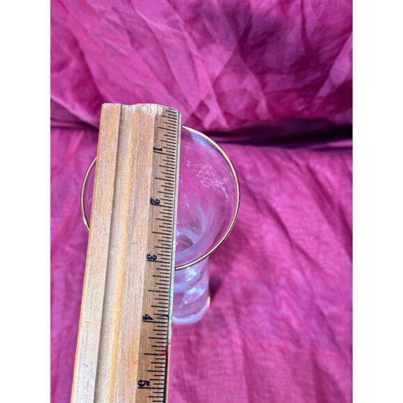 Vintage 10.5” Americana Seed Controlled Bubble Base Bud Vase Clear Glass 1990s - Picture 6 of 6